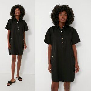 NWT Pomander Place Black Short-Sleeve Polo Shirt Dress